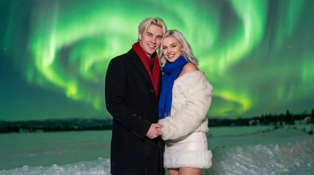 Northern Lights Kiss kiss scene